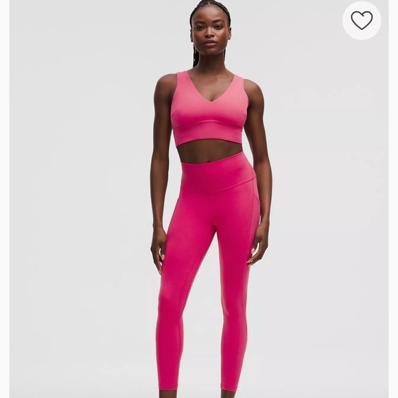 lululemon athletica Pants - Lululemon Align High-Rise Pant 25” Pockets in Raspberry Coulis